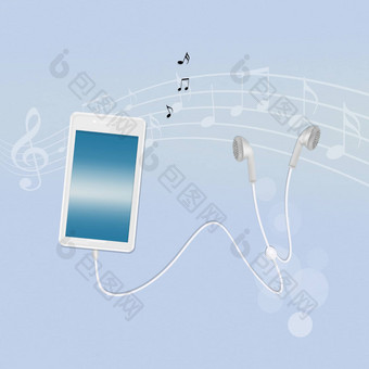 智能手机耳机音乐