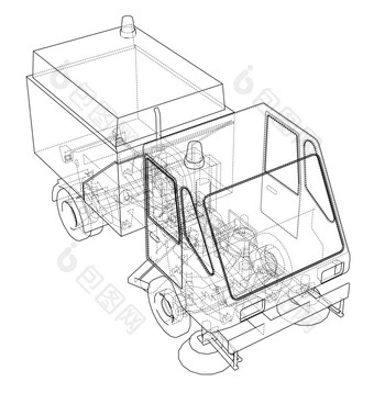 <strong>小街</strong>清洁卡车概念