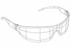 虚拟现实眼镜概念