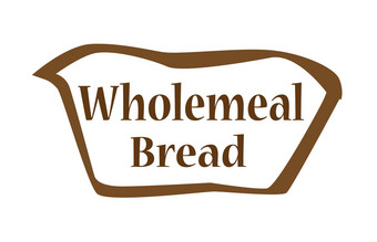 用全麦面粉做的面包大纲形状