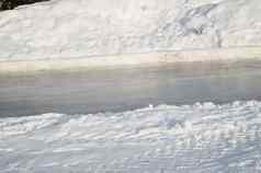 背景纹理冰跟踪冰溜冰场冬天冰滑冰