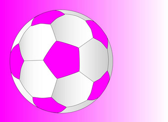粉红色的女士们足球海报