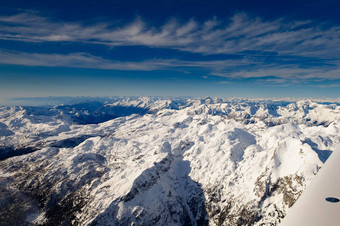 特里格拉夫<strong>朱利安</strong>阿尔卑斯山脉冬天空中景观