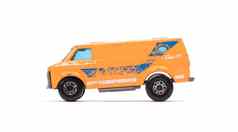橙色金属玩具车