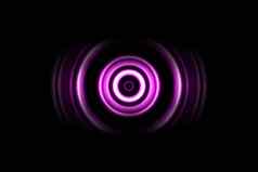 紫色的数字声音波圆信号摘要背景