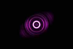摘要黑暗紫色的环声音波振荡使用