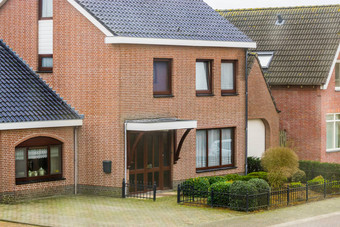 豪华的现代平房古董风格荷兰首页外房子小荷兰村