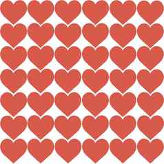 红色的心设计白色背景爱心情人节一天文章印刷插图目的背景网站企业演讲产品促销活动