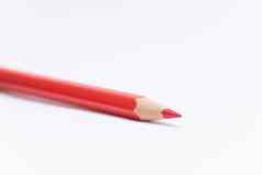 蜡笔彩色的铅笔颜色蜡笔笔红色的