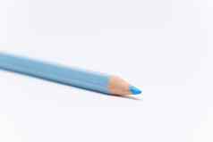 蜡笔彩色的铅笔颜色蜡笔笔婴儿蓝色的