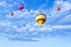 热空气气球飞行天空