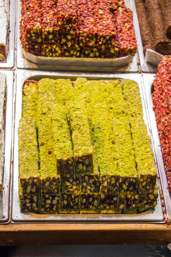 传统的风格土耳其高兴的是糖果集市
