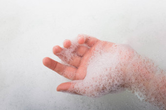 孩子洗手泡沫