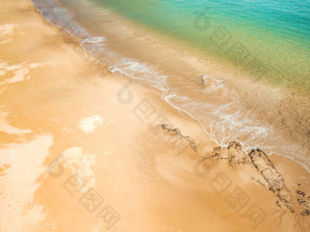 美丽的澳大利亚海滩空中视图
