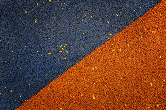 蓝色的橙色颜色橡胶地板玩公<strong>园地</strong>板回来