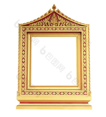 图片黄金框架泰国风格