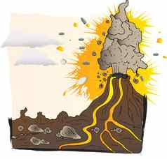 火山爆发