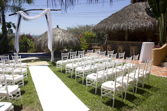 热带婚礼墨西哥别墅海滩