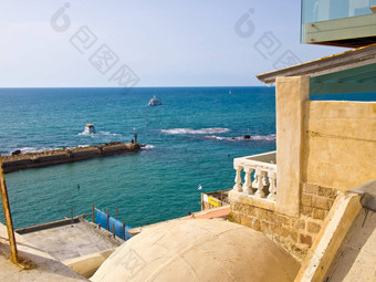 阳台玄关视图地中海