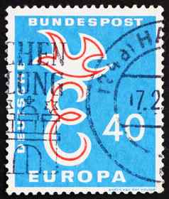 邮资邮票德国在哪里欧洲集成