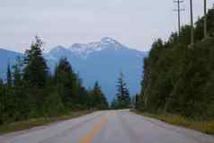高速公路加拿大落基山脉