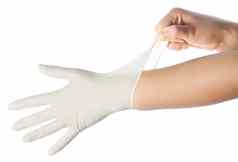 医疗手套保护护理病人