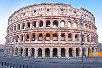 罗马罗马圆形大剧场罗马空街视图