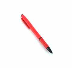 红色的圆珠笔笔