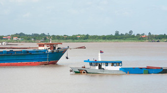 河船只柬埔寨