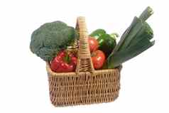 蔬菜填满篮子