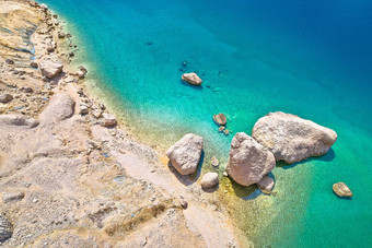 梅塔伊纳岛分页著名的beritnica海滩石头沙漠