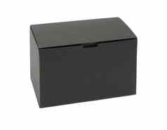 黑色的空纸盒子