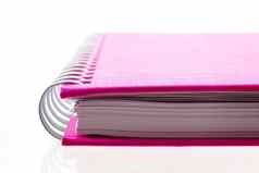 粉红色的笔记本
