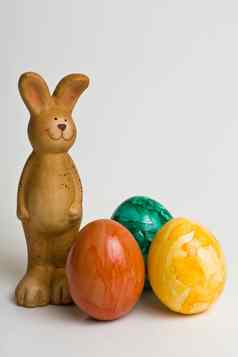 复活节兔子鸡蛋