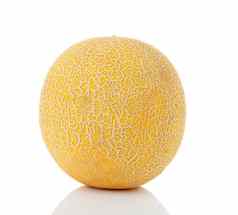 新鲜的黄色的哈密瓜瓜