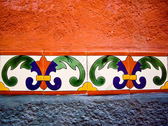 墨西哥颜色瓷砖