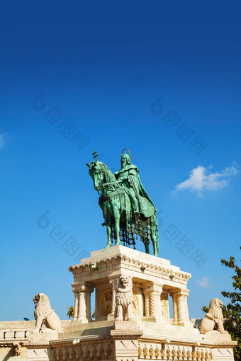雕像<strong>圣</strong>斯蒂芬。布达佩斯