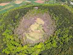 圣诞老人margarida火山已经灭绝的火山科马卡加泰罗尼亚加泰罗尼亚西班牙