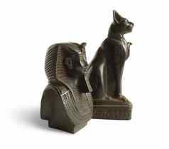 石头埃及猫法老图坦卡蒙