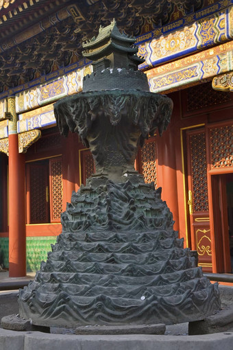 佛教地狱青铜雕像<strong>永</strong>和龚<strong>寺</strong>庙北京中国