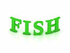 鱼标志绿色信