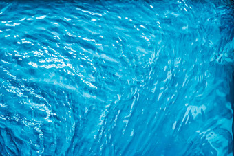 蓝色的<strong>水纹</strong>理摘要背景游泳池波设计
