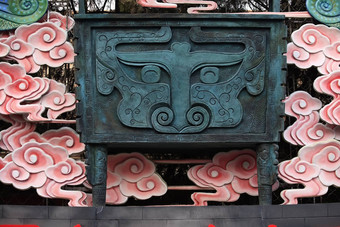 古老的装饰中国人月球一年地坛公园北京
