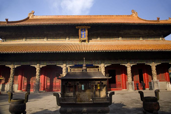 孔子寺庙主要建筑曲阜中国