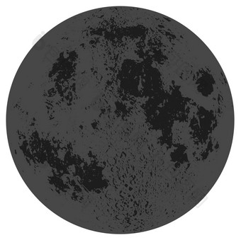 黑色的月亮图像