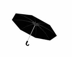 黑色的伞转