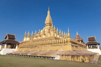 銮寺庙万象老挝佛教金寺庙
