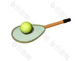 网球球拍球体育