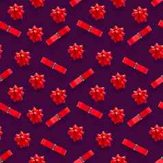 无缝的常规的有创意的圣诞节模式一年装饰圣诞节现代无缝的模式使圣诞节装饰紫色的背景