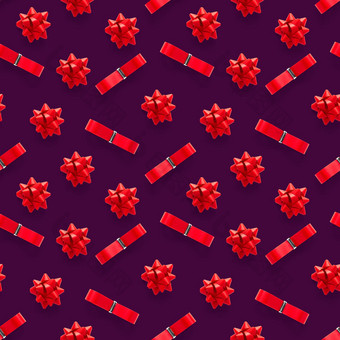 无缝的常规的有创意的圣诞节模式一年装饰圣诞节现代无缝的模式使圣诞节装饰紫色的背景